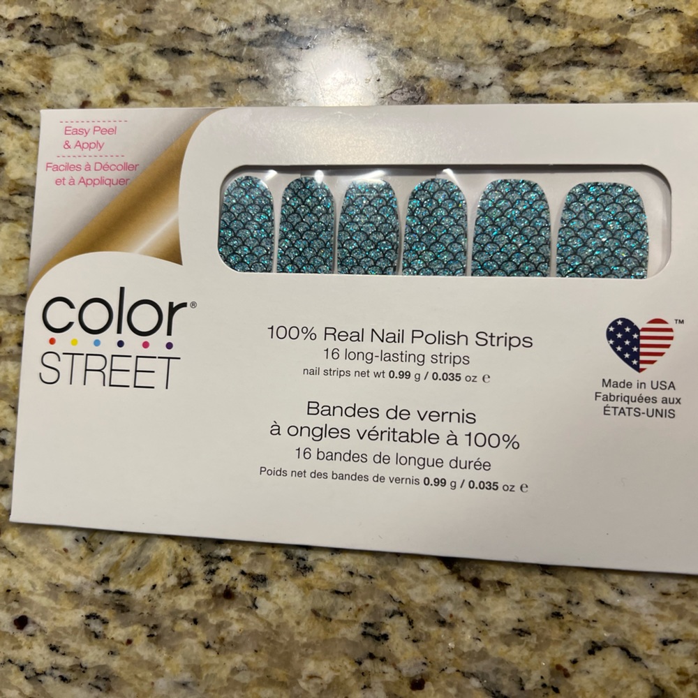 Colorstreet Mermaid Brigade nail polish strips NEW color Street  glitter